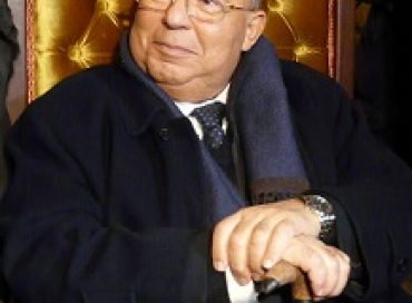 Dalil Boubakeur, recteur de la Grande Mosquée de Paris, lors du thé de la Fraternité