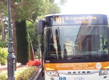Une nouvelle ligne de bus traverse Monaco