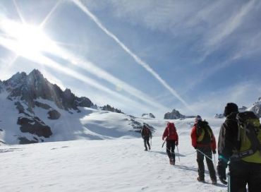 Mon empreinte au sommet du Mont Blanc