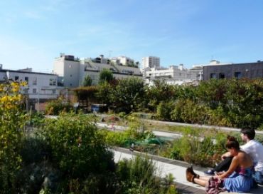 Un jardin sur les toits de Paris