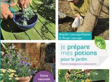 Je prépare mes potions pour le jardin 